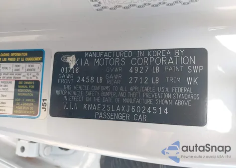 2018 Kia Stinger Premium из США, поврежденный, VIN KNAE25LAXJ6024514